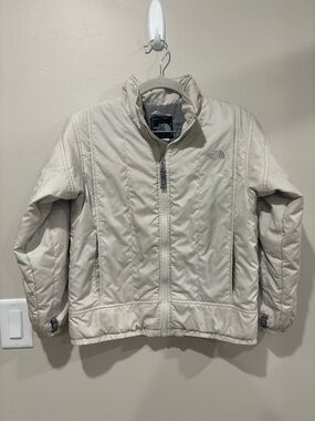 The North Face Kids Cream Quilted Puffer Jacket